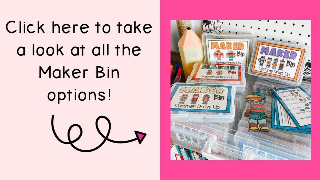 Inspire Creativity and Engage Students with Maker Bins - The First Grade  Creative